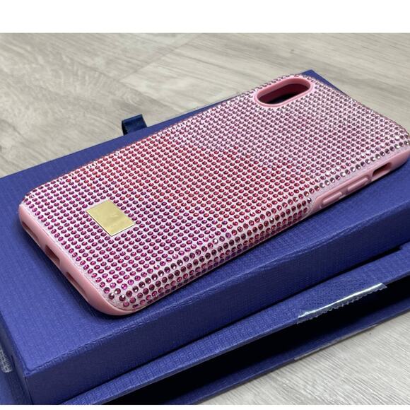 Swarovski High Love gradation of pink tones iPhone XS Max Case - Picture 7 of 8